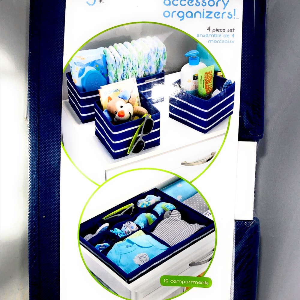 4 pack fabric organizers by ID Junior